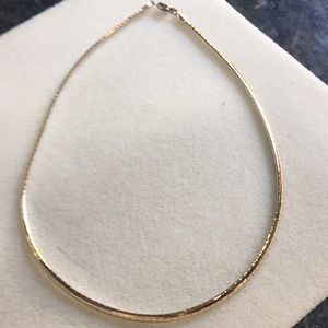 Reversible gold/ silver Necklace